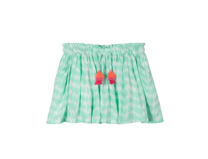 Aqua Tie Dye Skirt