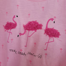 Load image into Gallery viewer, T-shirt con flamingos