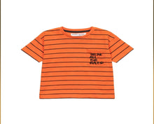 Load image into Gallery viewer, Orange Striped TShirt