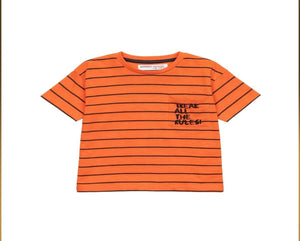 Orange Striped TShirt